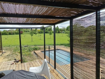 Pergolas + canisse